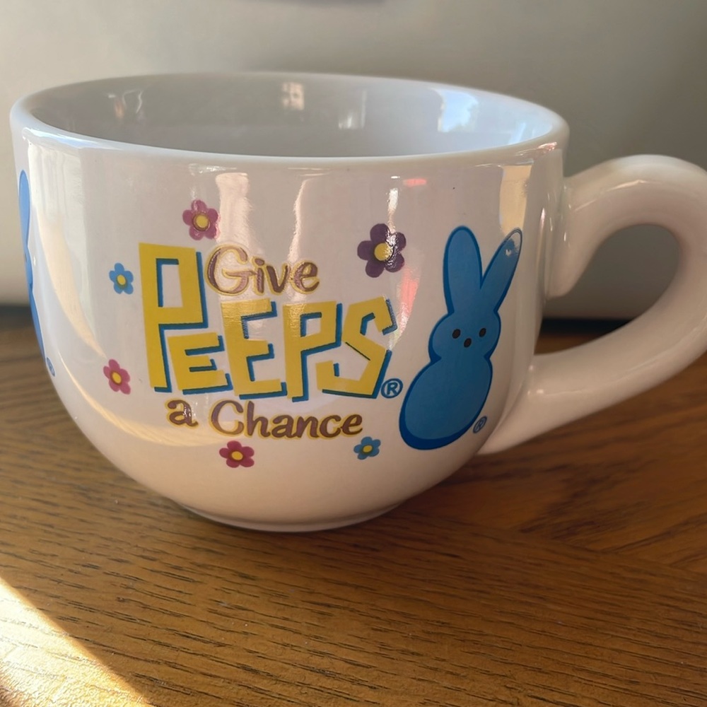 Give Peeps a Chance Mug Spring Easter Theme